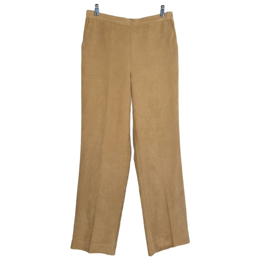 Alfred Dunner Tan Grandma Coastal Straight Leg Tik Tok
